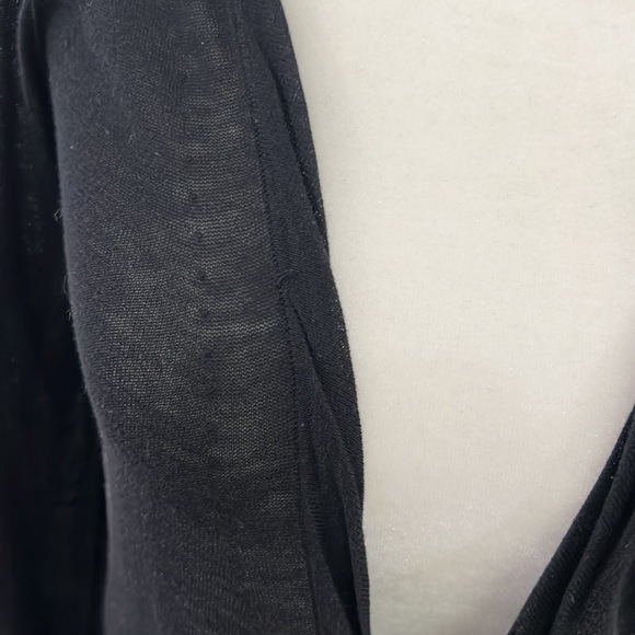 AG Adriano Goldschmied black cardigan sizeXS - Picture 7 of 8
